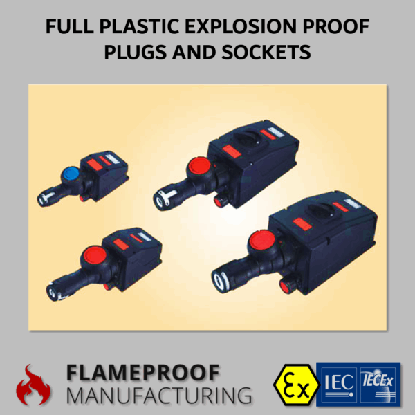 Full Plastic Explosion Proof Plug and Sockets 64A 4P CZ0253
